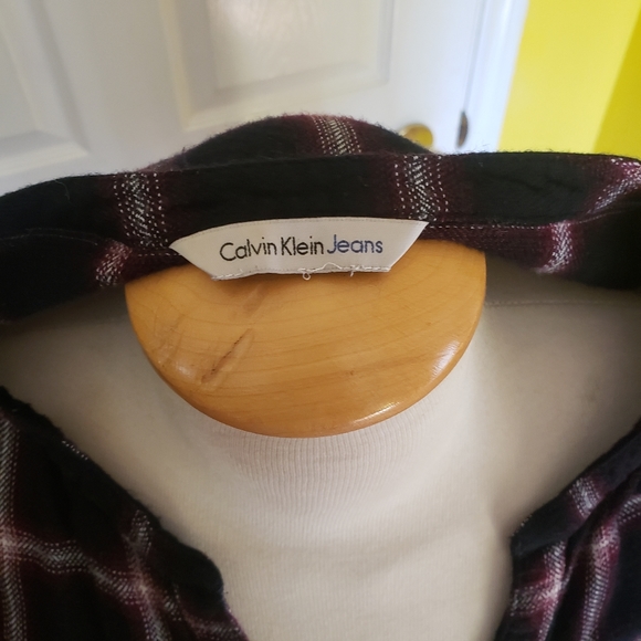 Calvin Klein shirt, size medium, black and red - Picture 2 of 5